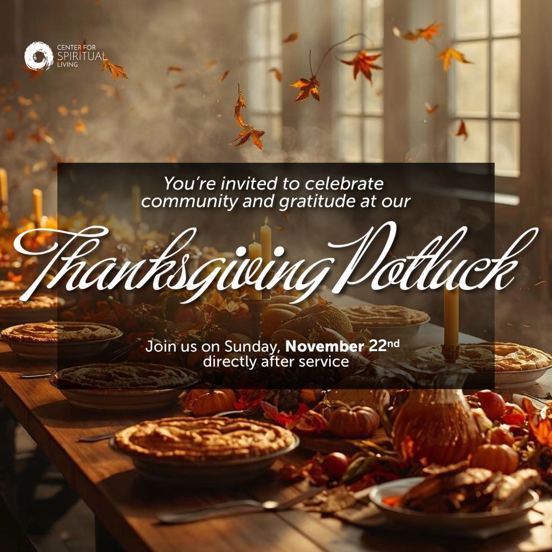 Thanksgiving Potluck flyer